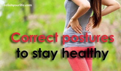 Correct posture to stay healthy