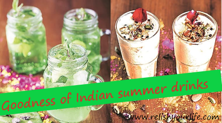 Goodness of Indian summer drinks